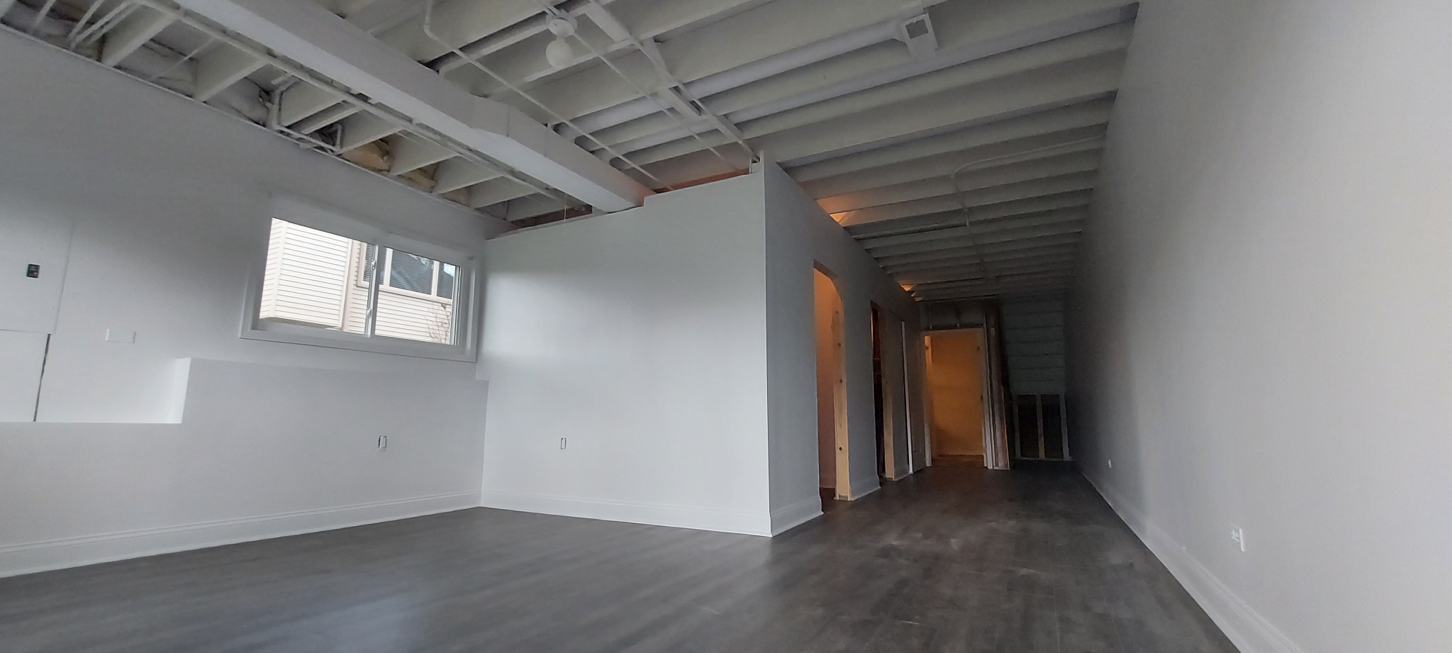 Basement after painting