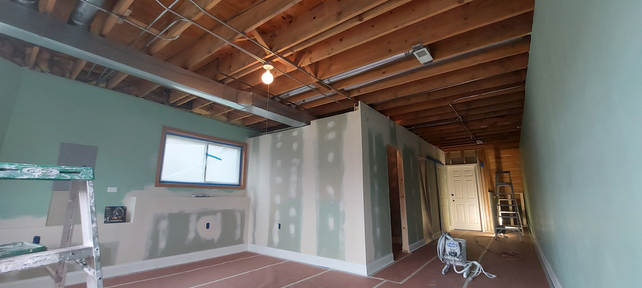 Basement before painting