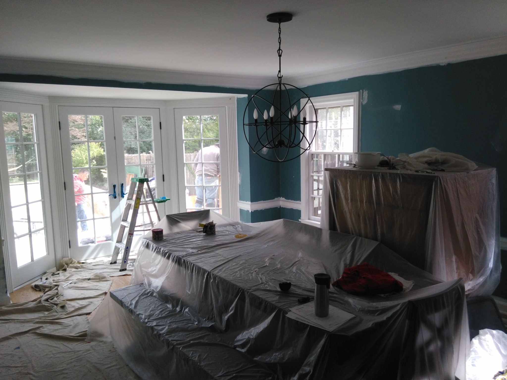 Interior room before painting